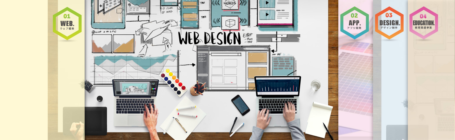 ウェブ構築・デザイン制作・アプリ開発